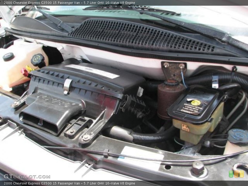 5.7 Liter OHV 16-Valve V8 Engine for the 2000 Chevrolet Express #50985927