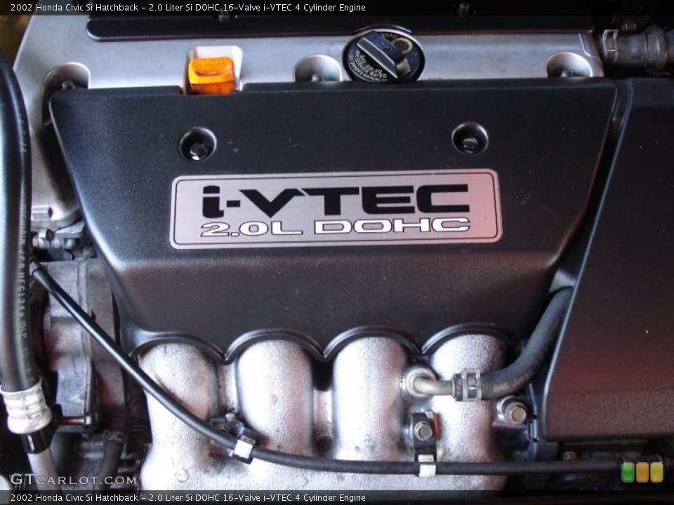 2.0 Liter Si DOHC 16-Valve i-VTEC 4 Cylinder Engine for the 2002 Honda Civic #50988108