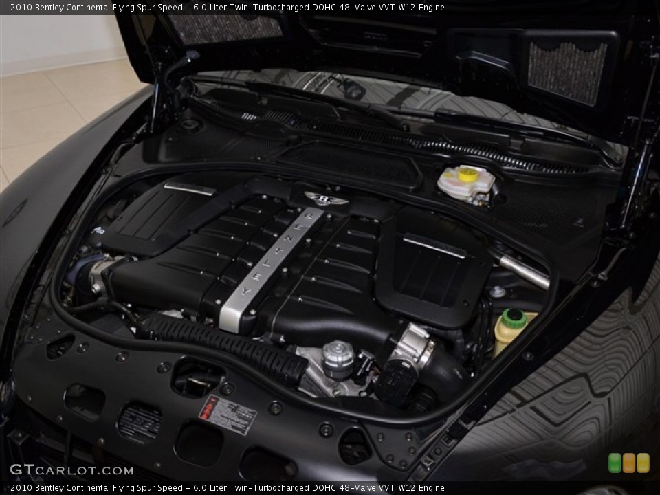 6.0 Liter Twin-Turbocharged DOHC 48-Valve VVT W12 Engine for the 2010 Bentley Continental Flying Spur #50989436