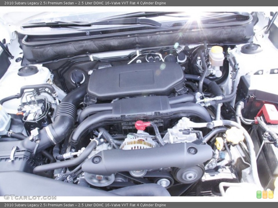 2.5 Liter DOHC 16-Valve VVT Flat 4 Cylinder Engine for the 2010 Subaru Legacy #50992991