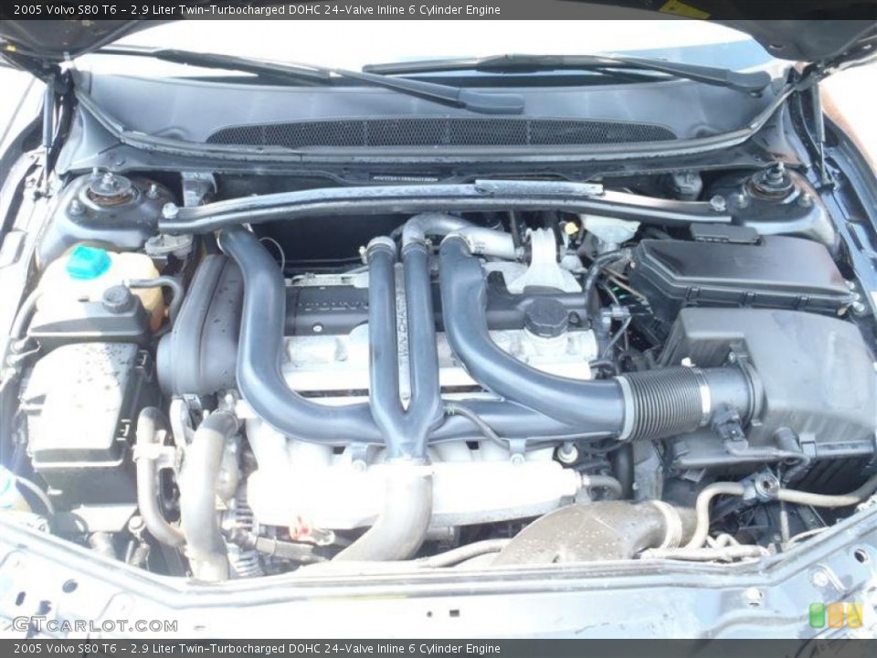 2.9 Liter Twin-Turbocharged DOHC 24-Valve Inline 6 Cylinder Engine for the 2005 Volvo S80 #50994539