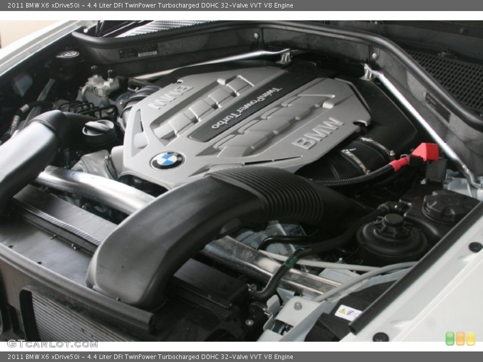 4.4 Liter DFI TwinPower Turbocharged DOHC 32-Valve VVT V8 Engine for the 2011 BMW X6 #50999782