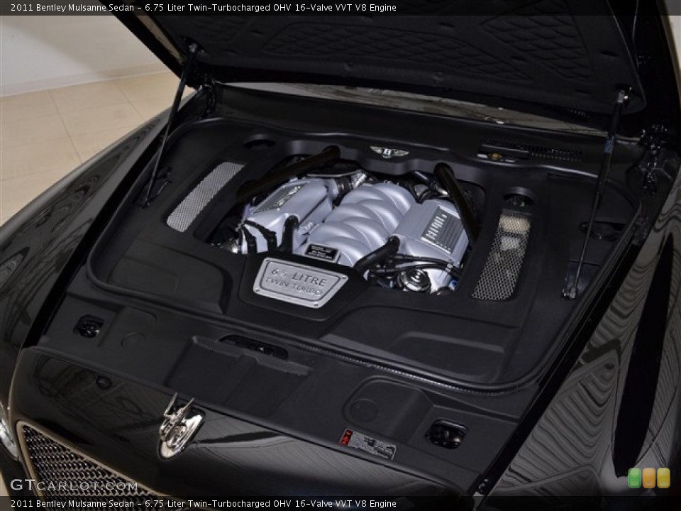 6.75 Liter Twin-Turbocharged OHV 16-Valve VVT V8 Engine for the 2011 Bentley Mulsanne #51000301