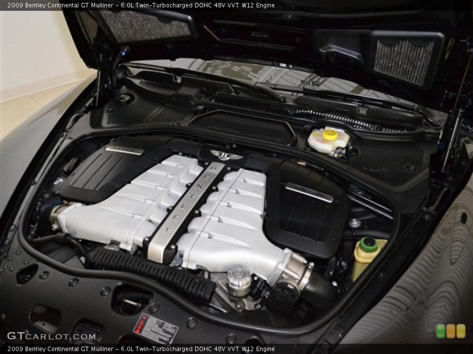 6.0L Twin-Turbocharged DOHC 48V VVT W12 Engine for the 2009 Bentley Continental GT #51003652