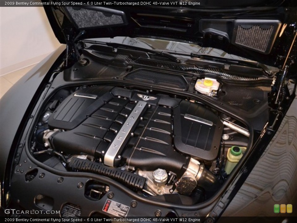 6.0 Liter Twin-Turbocharged DOHC 48-Valve VVT W12 Engine for the 2009 Bentley Continental Flying Spur #51004954