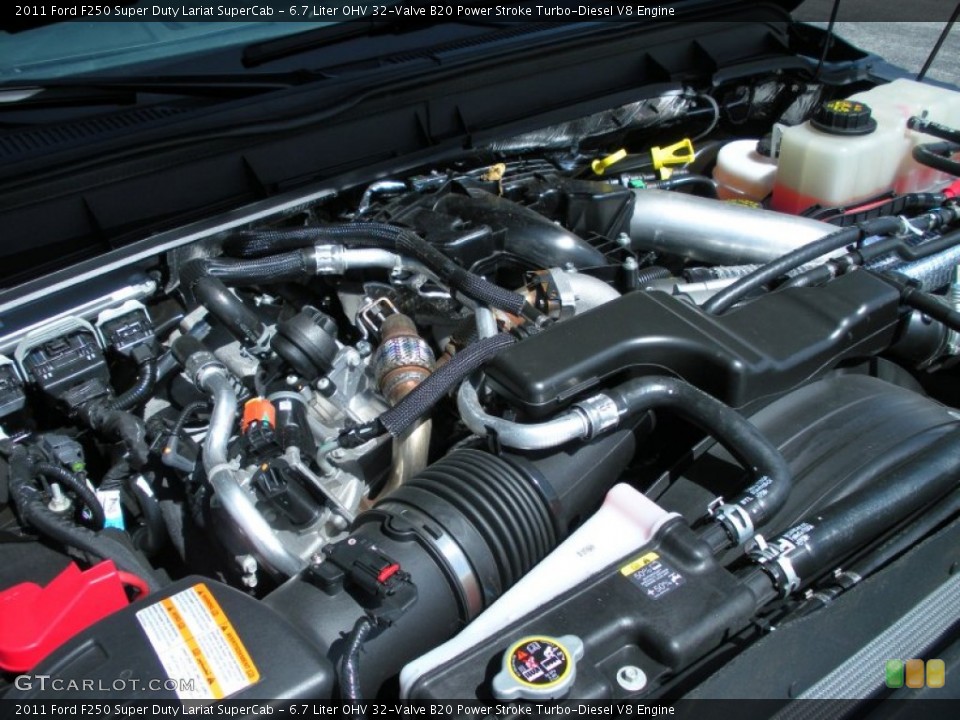 6.7 Liter OHV 32-Valve B20 Power Stroke Turbo-Diesel V8 Engine for the 2011 Ford F250 Super Duty #51006712