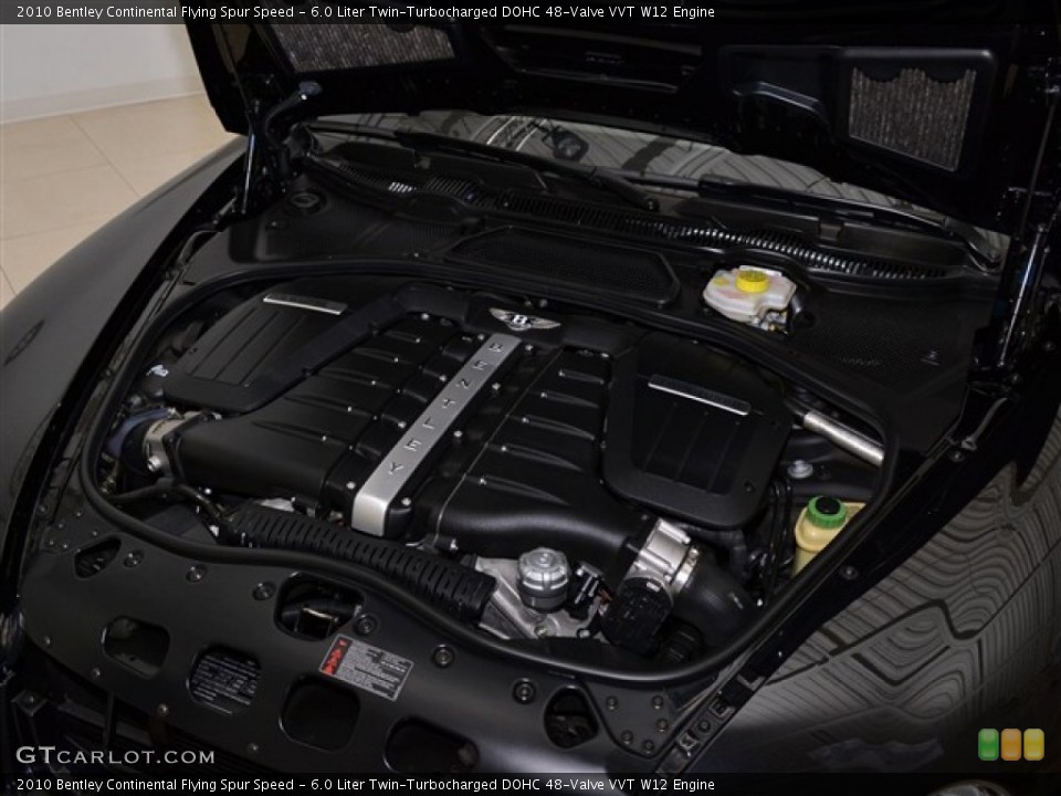 6.0 Liter Twin-Turbocharged DOHC 48-Valve VVT W12 Engine for the 2010 Bentley Continental Flying Spur #51007159