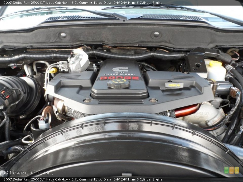 6.7L Cummins Turbo Diesel OHV 24V Inline 6 Cylinder Engine for the 2007 Dodge Ram 2500 #51007876