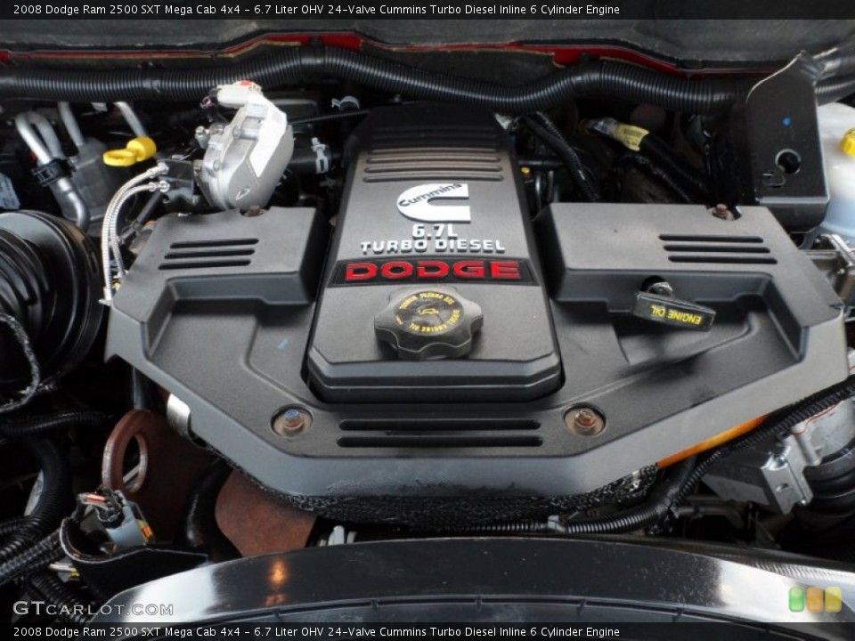 6.7 Liter OHV 24-Valve Cummins Turbo Diesel Inline 6 Cylinder Engine for the 2008 Dodge Ram 2500 #51008590