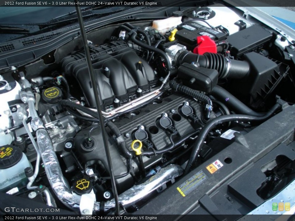 3.0 Liter Flex-Fuel DOHC 24-Valve VVT Duratec V6 Engine for the 2012 Ford Fusion #51008722