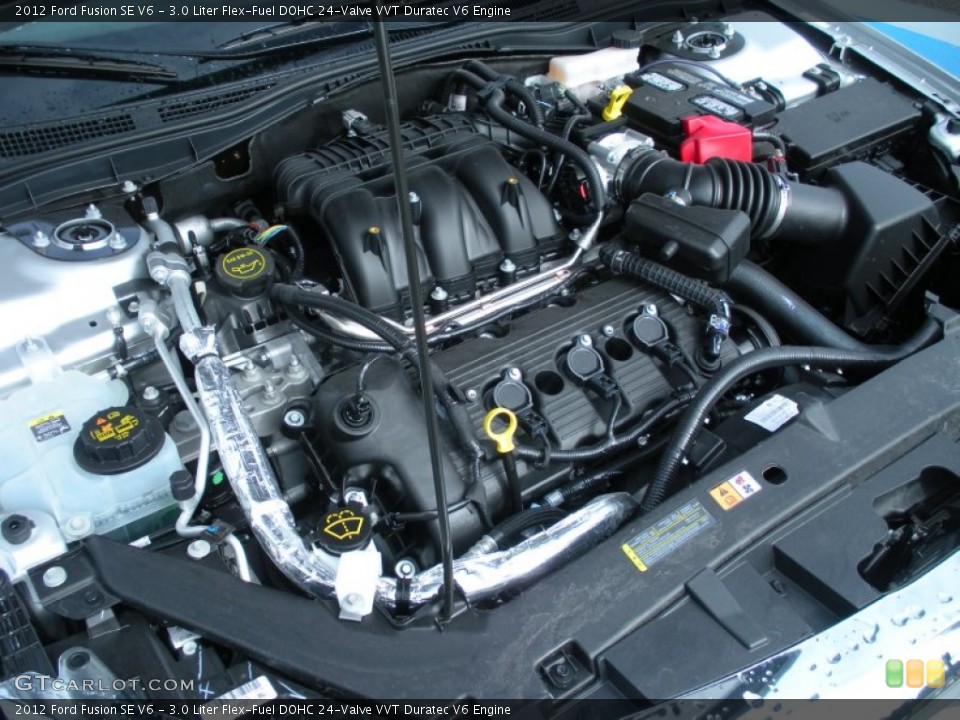 3.0 Liter Flex-Fuel DOHC 24-Valve VVT Duratec V6 Engine for the 2012 Ford Fusion #51008896
