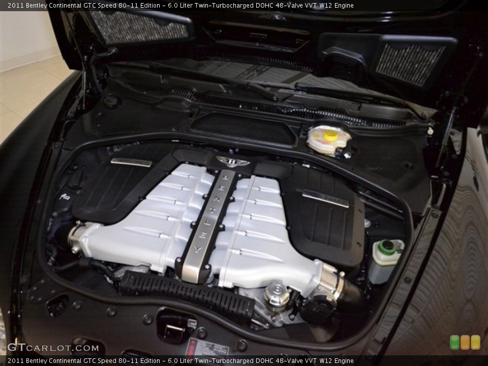 6.0 Liter Twin-Turbocharged DOHC 48-Valve VVT W12 Engine for the 2011 Bentley Continental GTC #51009739