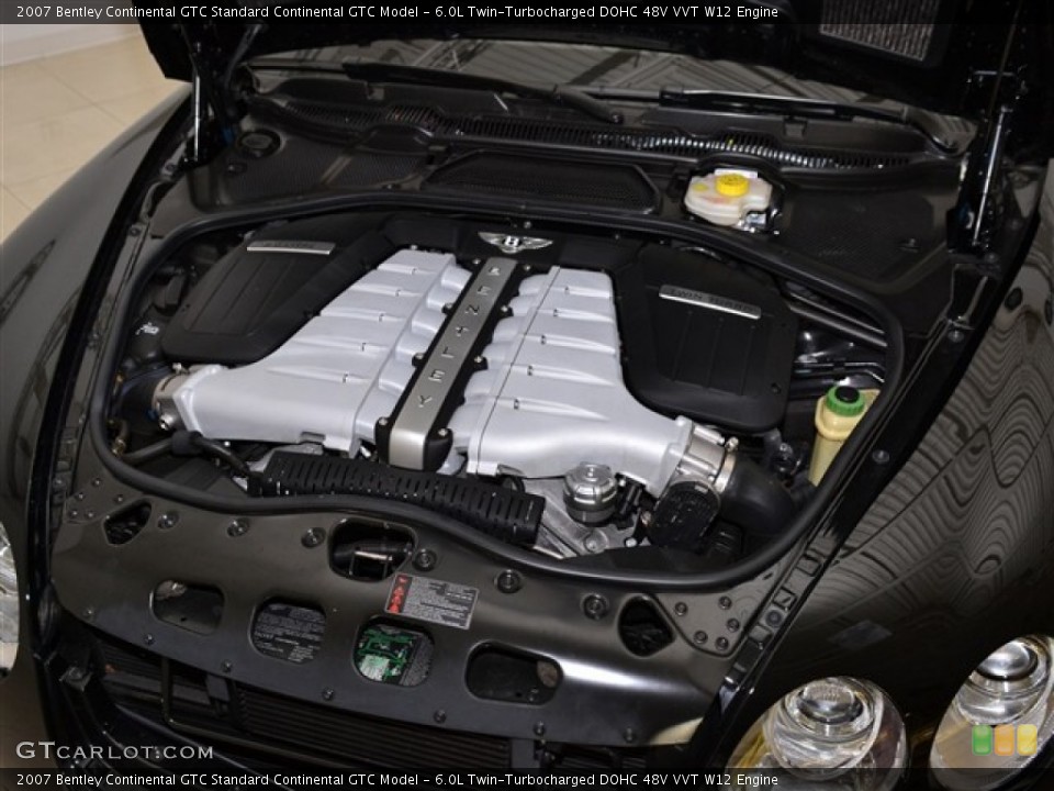 6.0L Twin-Turbocharged DOHC 48V VVT W12 Engine for the 2007 Bentley Continental GTC #51014959