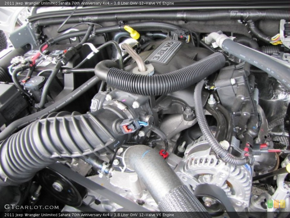 3.8 Liter OHV 12-Valve V6 Engine for the 2011 Jeep Wrangler Unlimited #51022387