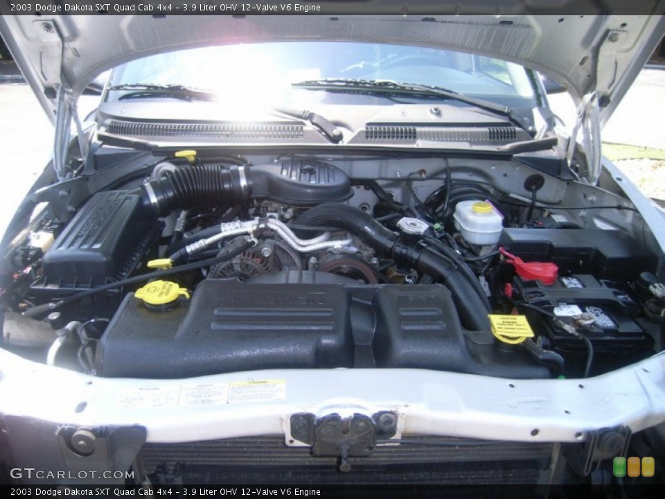 3.9 Liter OHV 12-Valve V6 Engine for the 2003 Dodge Dakota #51026062