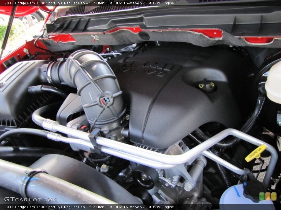 5.7 Liter HEMI OHV 16-Valve VVT MDS V8 Engine for the 2011 Dodge Ram 1500 #51026407