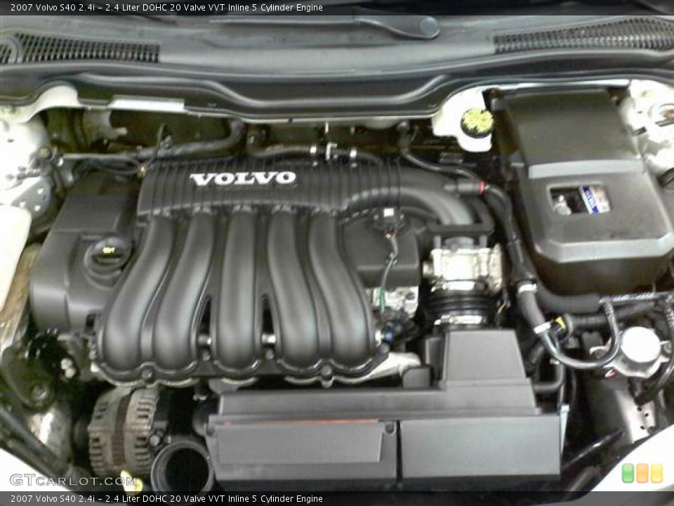 2.4 Liter DOHC 20 Valve VVT Inline 5 Cylinder Engine for the 2007 Volvo S40 #51032449