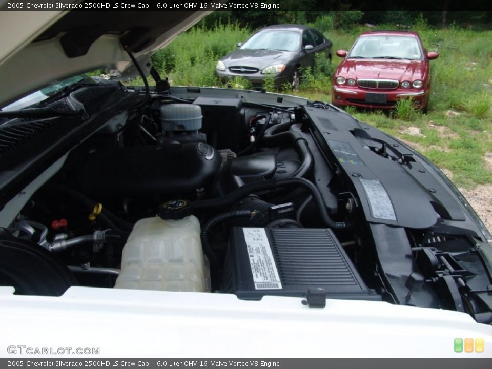 6.0 Liter OHV 16-Valve Vortec V8 Engine for the 2005 Chevrolet Silverado 2500HD #51033862