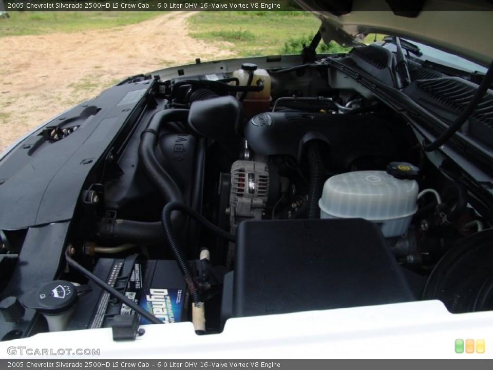 6.0 Liter OHV 16-Valve Vortec V8 Engine for the 2005 Chevrolet Silverado 2500HD #51033871