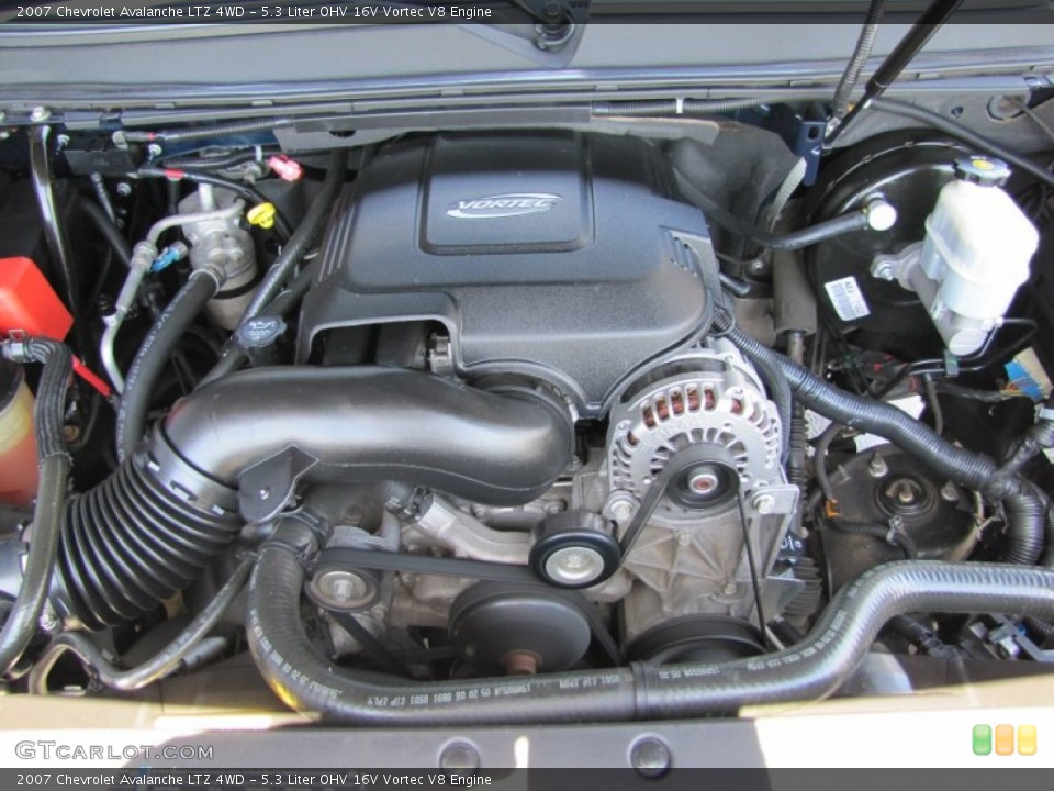 5.3 Liter OHV 16V Vortec V8 Engine for the 2007 Chevrolet Avalanche #51040081
