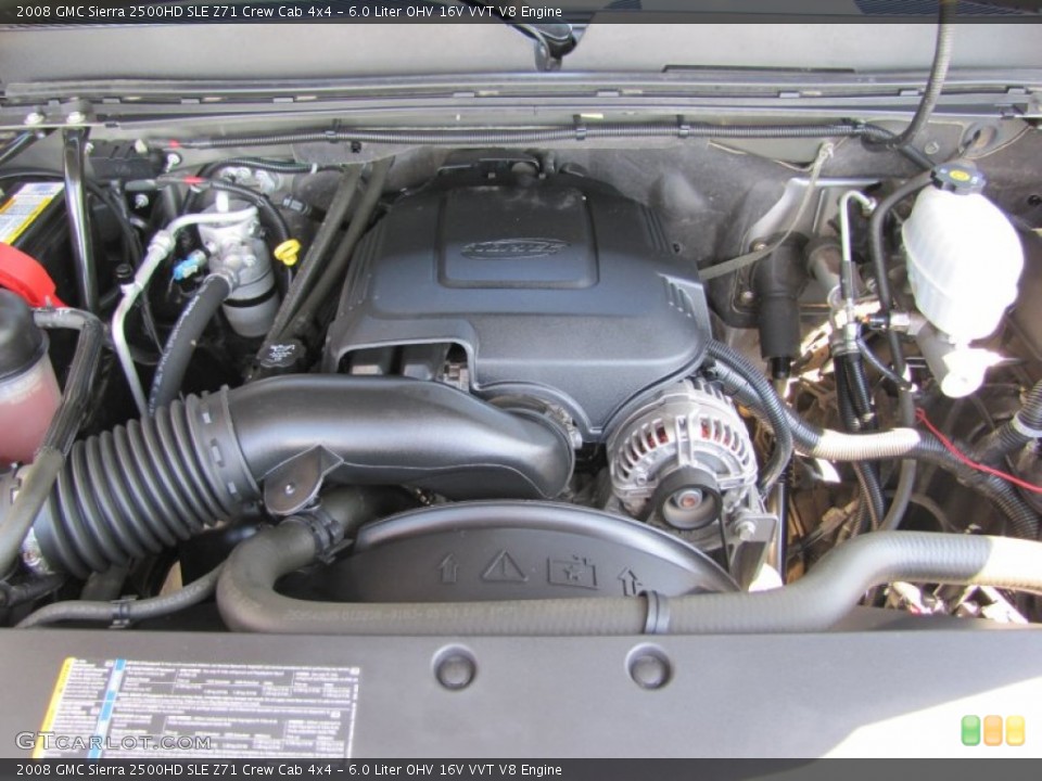 6.0 Liter OHV 16V VVT V8 Engine for the 2008 GMC Sierra 2500HD #51043825