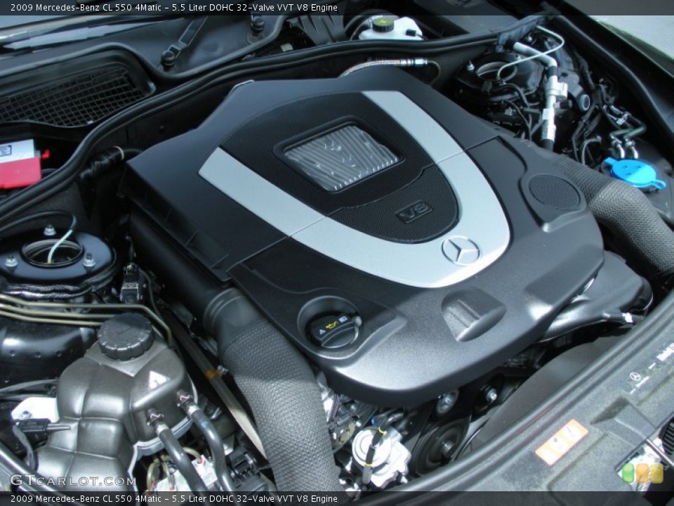 5.5 Liter DOHC 32-Valve VVT V8 Engine for the 2009 Mercedes-Benz CL #51045241