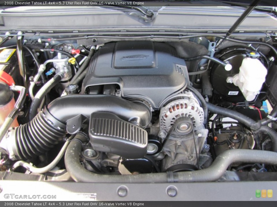 5.3 Liter Flex Fuel OHV 16-Valve Vortec V8 Engine for the 2008 Chevrolet Tahoe #51045862