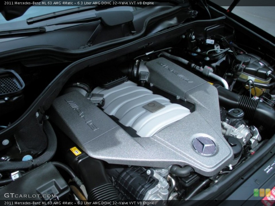 6.3 Liter AMG DOHC 32-Valve VVT V8 2011 Mercedes-Benz ML Engine