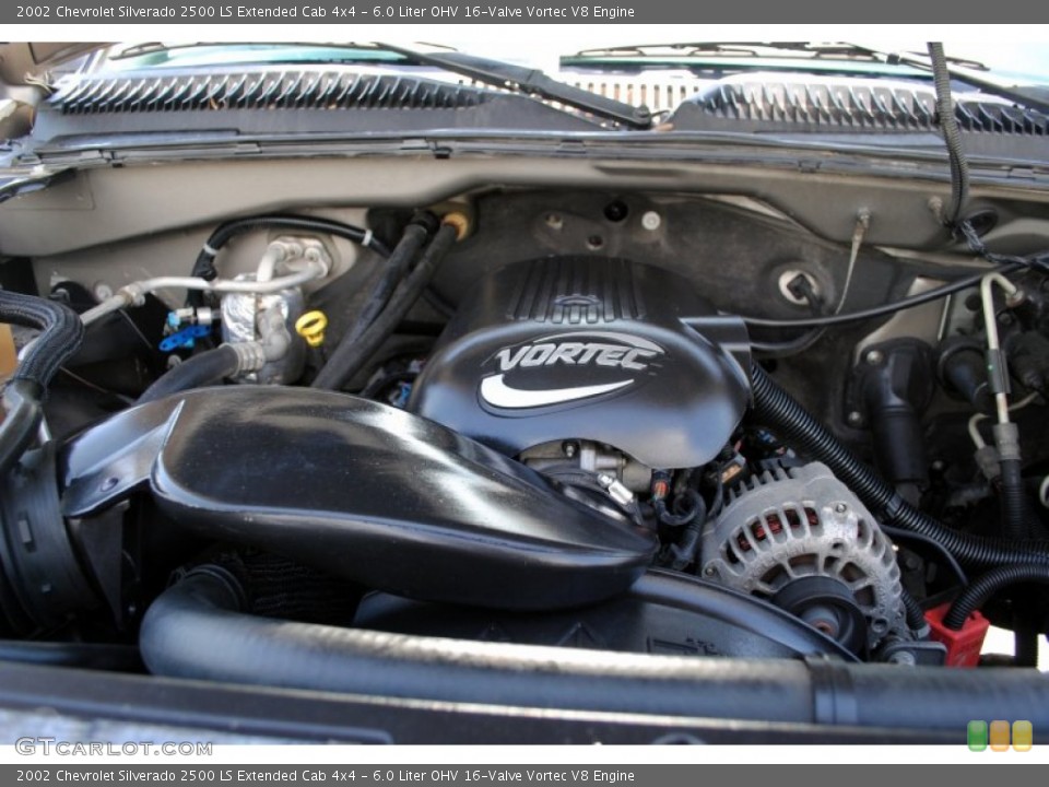 6.0 Liter OHV 16-Valve Vortec V8 Engine for the 2002 Chevrolet Silverado 2500 #51064148