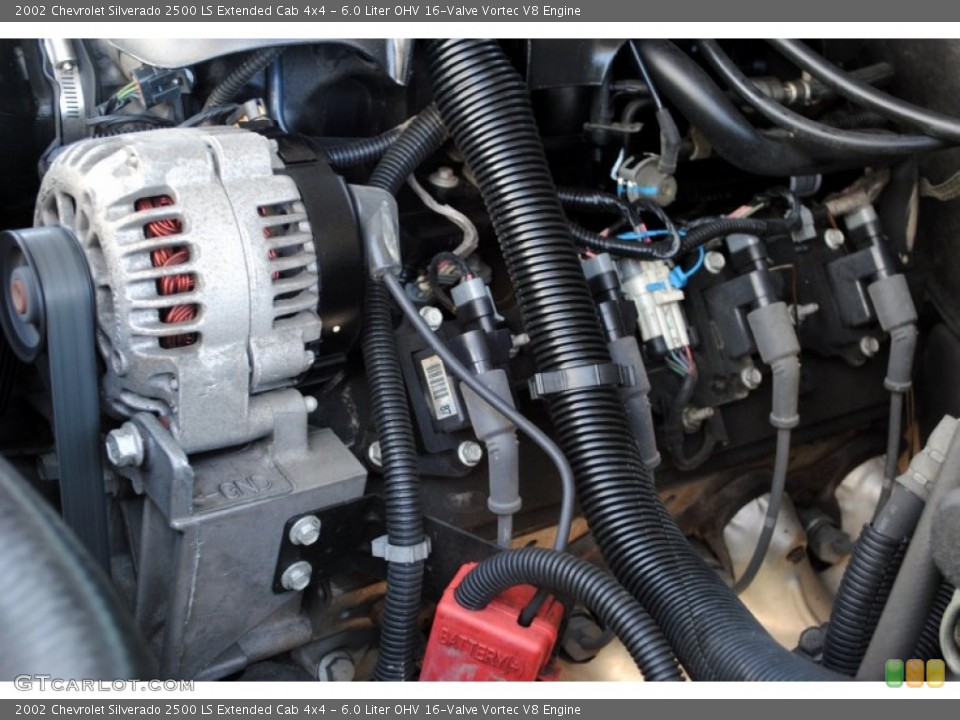 6.0 Liter OHV 16-Valve Vortec V8 Engine for the 2002 Chevrolet Silverado 2500 #51064190