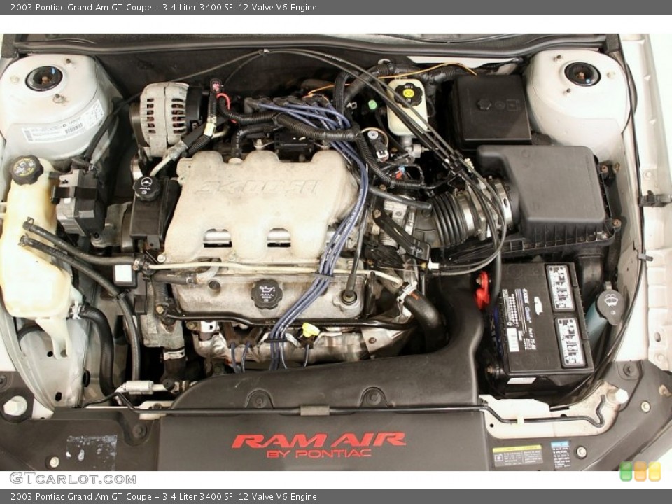 3.4 Liter 3400 SFI 12 Valve V6 Engine for the 2003 Pontiac Grand Am #51081548