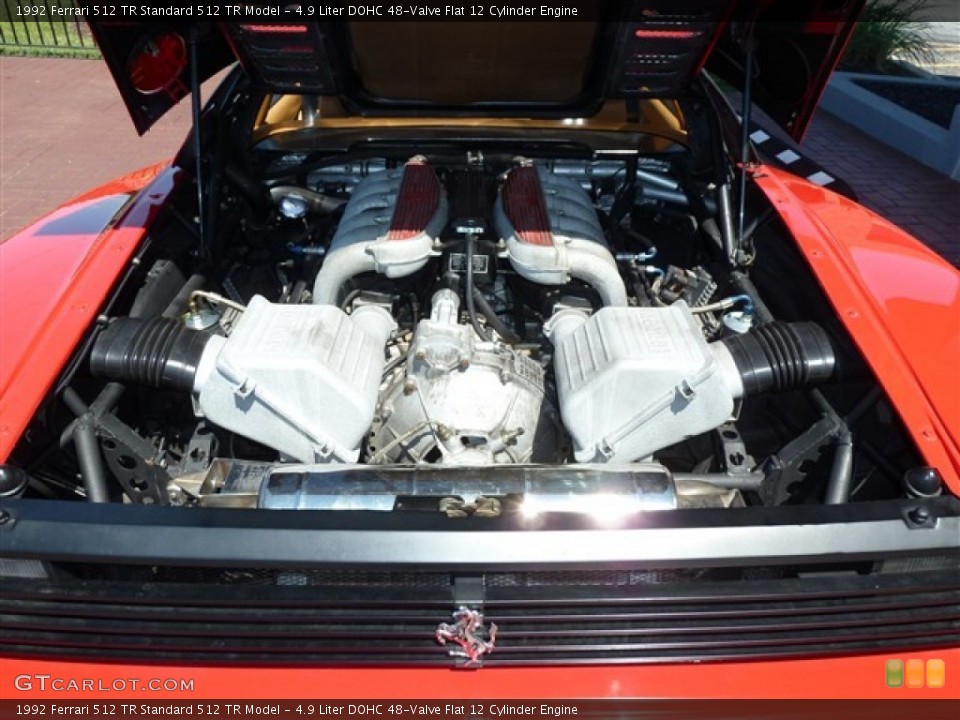 4.9 Liter DOHC 48-Valve Flat 12 Cylinder Engine for the 1992 Ferrari 512 TR #51082088