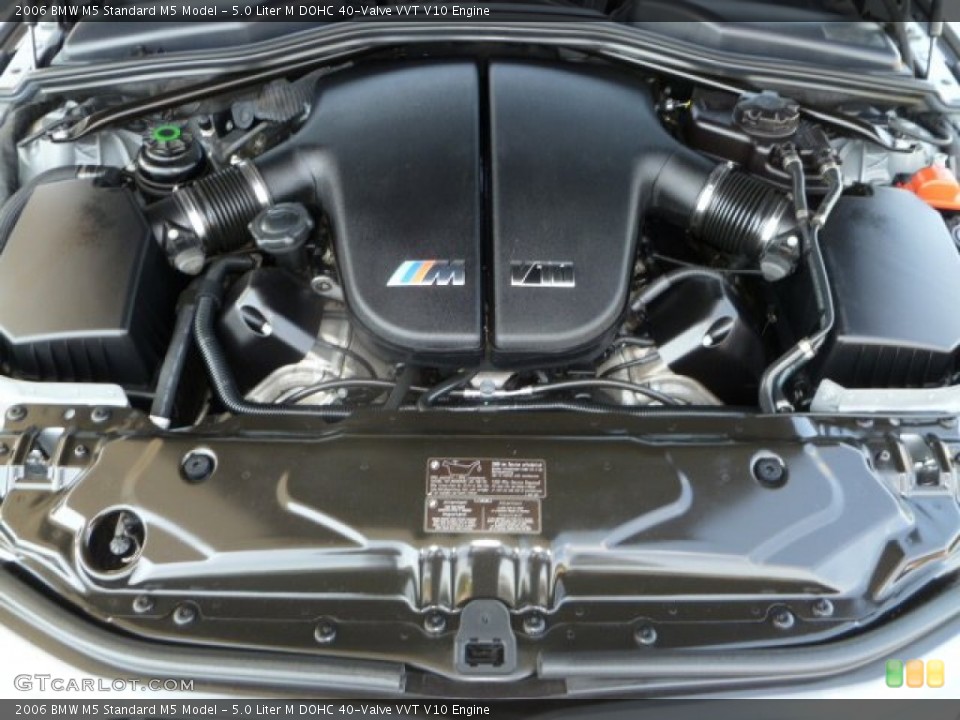 5.0 Liter M DOHC 40-Valve VVT V10 Engine for the 2006 BMW M5 #51093902