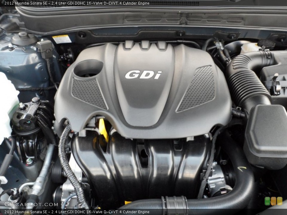 2.4 Liter GDI DOHC 16-Valve D-CVVT 4 Cylinder Engine for the 2012 Hyundai Sonata #51094748