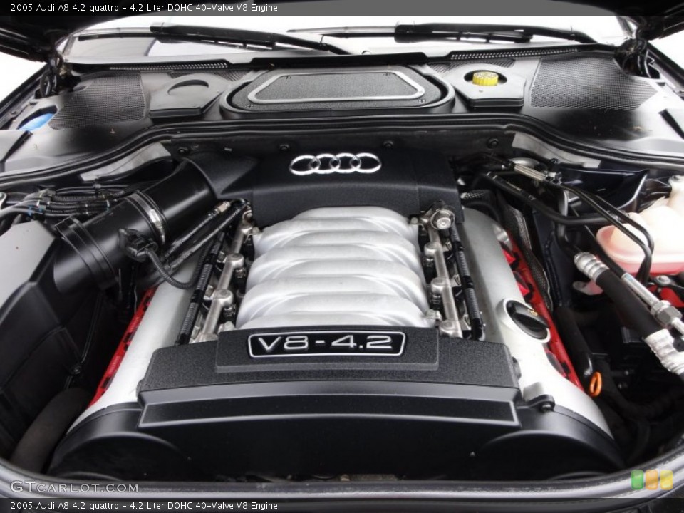 4.2 Liter DOHC 40-Valve V8 Engine for the 2005 Audi A8 #51098456