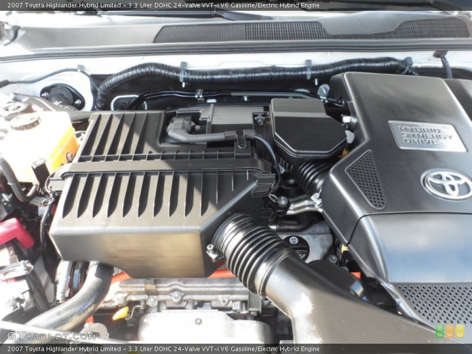 3.3 Liter DOHC 24-Valve VVT-i V6 Gasoline/Electric Hybrid Engine for the 2007 Toyota Highlander #51100505