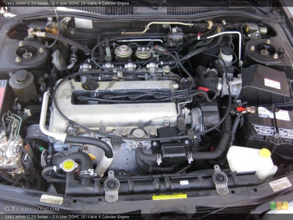 2.0 Liter DOHC 16-Valve 4 Cylinder 1991 Infiniti G Engine