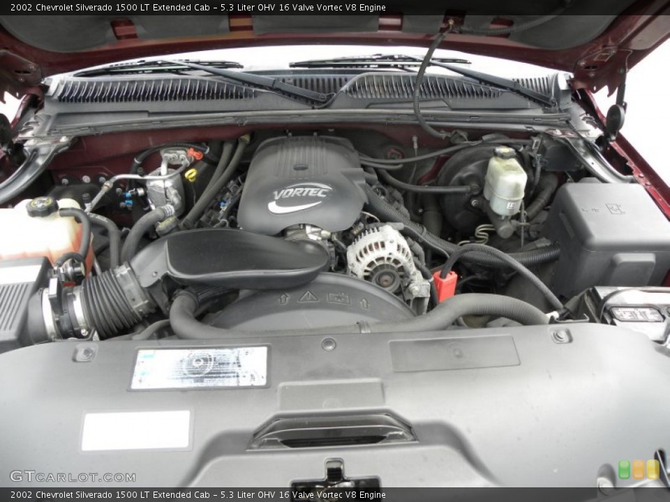 5.3 Liter OHV 16 Valve Vortec V8 Engine for the 2002 Chevrolet Silverado 1500 #51107819