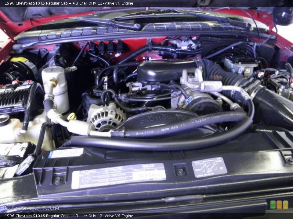 4.3 Liter OHV 12-Valve V6 Engine for the 1996 Chevrolet S10 #51113933