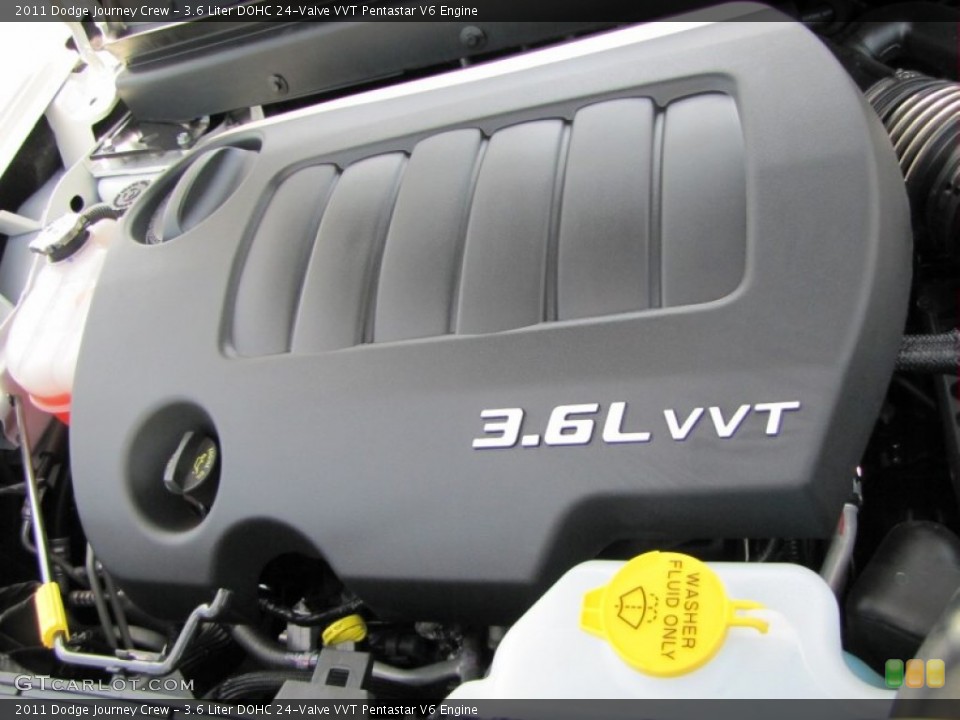 3.6 Liter DOHC 24-Valve VVT Pentastar V6 Engine for the 2011 Dodge Journey #51114458