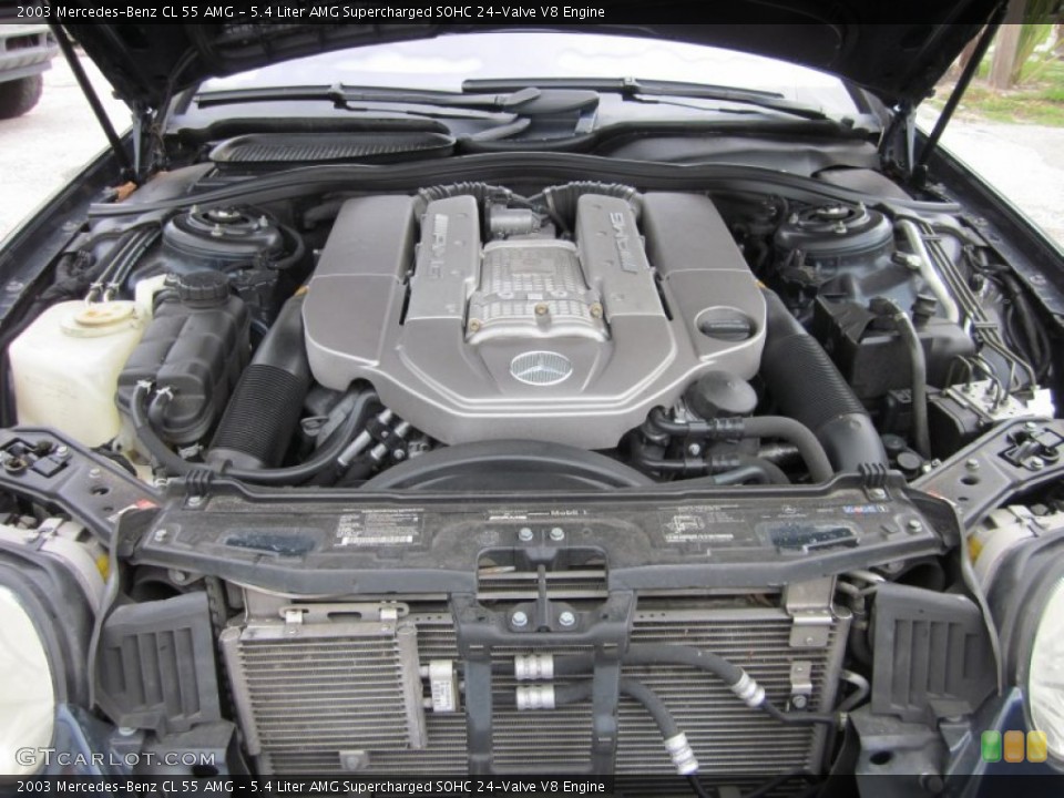5.4 Liter AMG Supercharged SOHC 24-Valve V8 Engine for the 2003 Mercedes-Benz CL #51128508