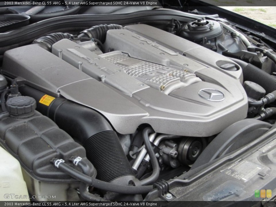 5.4 Liter AMG Supercharged SOHC 24-Valve V8 Engine for the 2003 Mercedes-Benz CL #51128514