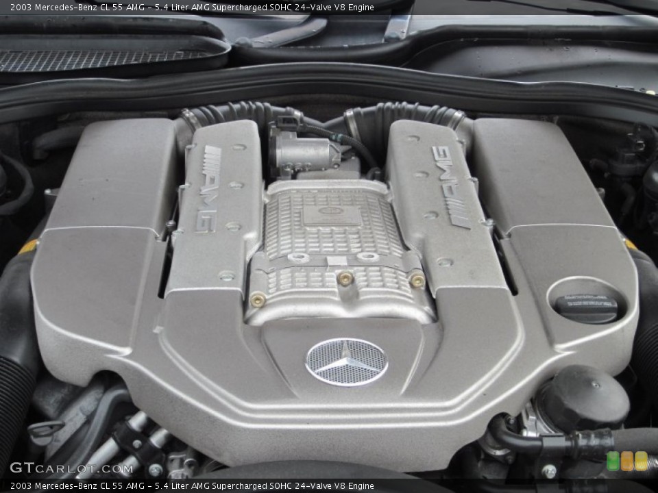 5.4 Liter AMG Supercharged SOHC 24-Valve V8 Engine for the 2003 Mercedes-Benz CL #51128538