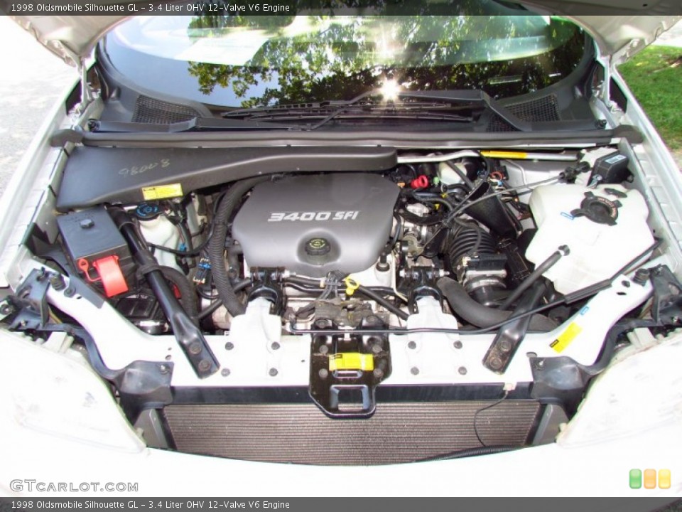 3.4 Liter OHV 12-Valve V6 Engine for the 1998 Oldsmobile Silhouette #51131640