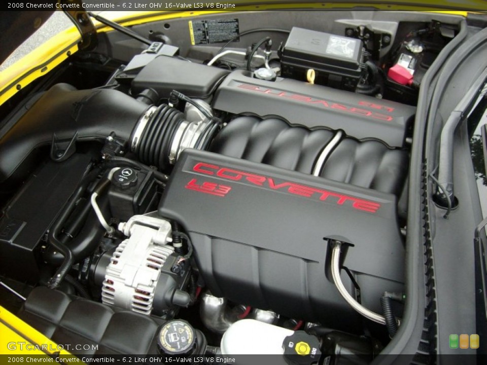 6.2 Liter OHV 16-Valve LS3 V8 Engine for the 2008 Chevrolet Corvette #51135125
