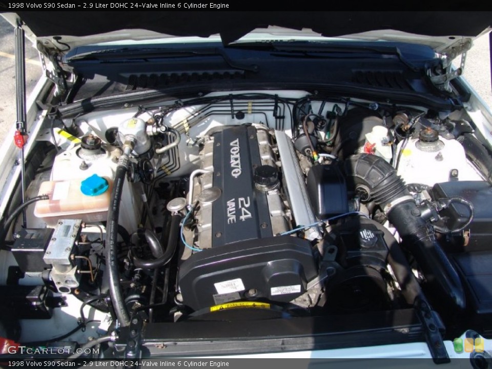 2.9 Liter DOHC 24-Valve Inline 6 Cylinder Engine for the 1998 Volvo S90 #51162552