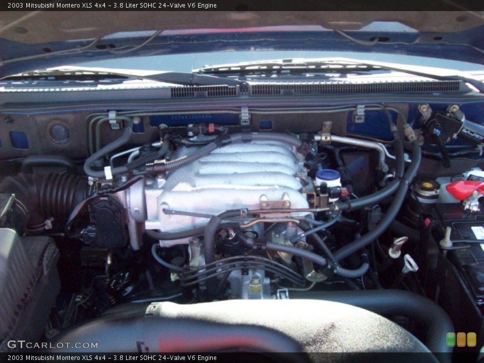 3.8 Liter SOHC 24-Valve V6 Engine for the 2003 Mitsubishi Montero #51162903