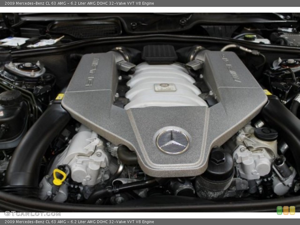 6.2 Liter AMG DOHC 32-Valve VVT V8 Engine for the 2009 Mercedes-Benz CL #51164004