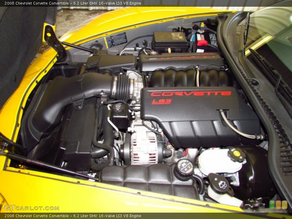 6.2 Liter OHV 16-Valve LS3 V8 Engine for the 2008 Chevrolet Corvette #51174885