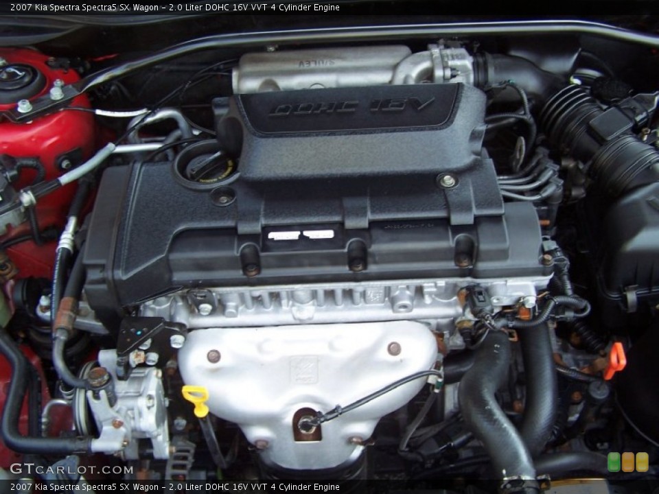 2.0 Liter DOHC 16V VVT 4 Cylinder Engine for the 2007 Kia Spectra #51182382